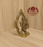 Buy Brass Swarna Akarshana Bhairava Idol – Handcrafted 630g, 5.2" Divine Idol for Wealth, Protection & Positivity