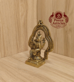 Buy Brass Swarna Akarshana Bhairava Idol – Handcrafted 630g, 5.2" Divine Idol for Wealth, Protection & Positivity