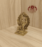 Buy Brass Swarna Akarshana Bhairava Idol Online – 400g, 4" Divine Idol for Pooja and Prosperity