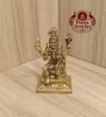 Buy Brass Swarna Akarshana Bhairava Statue Online – 340g, 3.5" Small Divine Idol for Wealth and Protection