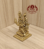 Buy Brass Swarna Akarshana Bhairava Statue Online – 340g, 3.5" Small Divine Idol for Wealth and Protection