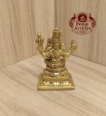 Buy Brass Swarna Akarshana Bhairava Statue Online – 340g, 3.5" Small Divine Idol for Wealth and Protection