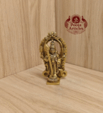 Buy Brass Thiruvachi Murugan Statue Online – 210g, 4 inch Handcrafted Kartikeya Idol for Pooja & Spiritual Decor