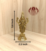 Buy Brass Tirupati Balaji Idol Online – 5.6 inch, 380g Srinivasa Perumal Statue for Home Temple & Daily Pooja
