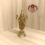 Buy Brass Tirupati Balaji Idol Online – 5.6 inch, 380g Srinivasa Perumal Statue for Home Temple & Daily Pooja