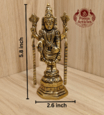 Buy Brass Tirupati Balaji Idol Online – 5.8 inch, 470g Venkateshwar Statue for Home Temple & Pooja