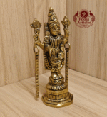 Buy Brass Tirupati Balaji Idol Online – 5.8 inch, 470g Venkateshwar Statue for Home Temple & Pooja