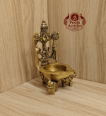 Buy Brass Tirupati Balaji Laxmi Diya Online –600g, 6" Handcrafted Divine Lamp for Pooja