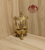 Buy Brass Tirupati Balaji Laxmi Diya Online –600g, 6" Handcrafted Divine Lamp for Pooja
