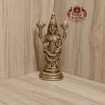 Buy Brass Tirupati Balaji Perumal Idol Online – 7 inch, 850g Handcrafted Venkateswara Statue for Pooja, Temple & Wealth Blessings