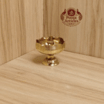 Buy Brass Tomato Diya – 30 g, 1.4″ Divine Round Puja Vilakku For Home Use & Gifts