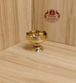 Buy Brass Tomato Diya – 30 g, 1.4″ Divine Round Puja Vilakku For Home Use & Gifts