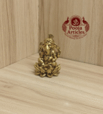 Buy Brass Turban Ganesha Statue – 70g, 1.9" Handcrafted Lord Ganesha Idol For Home & Pooja Use