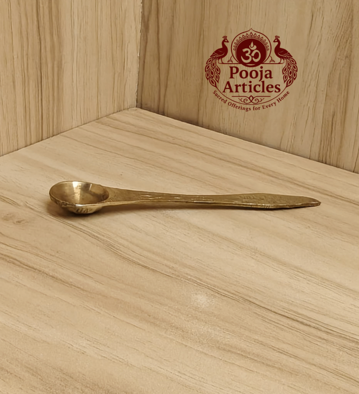 Buy Brass Uddarni Online – 20g, 4″ Traditional Pooja Spoon for Holy Water Offering