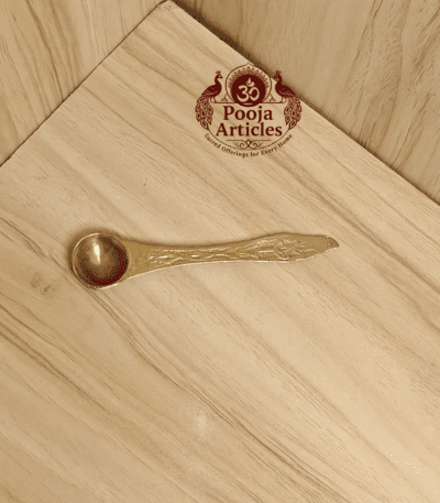 Buy Brass Uddarni Online – 20g, 4″ Traditional Pooja Spoon for Holy Water Offering