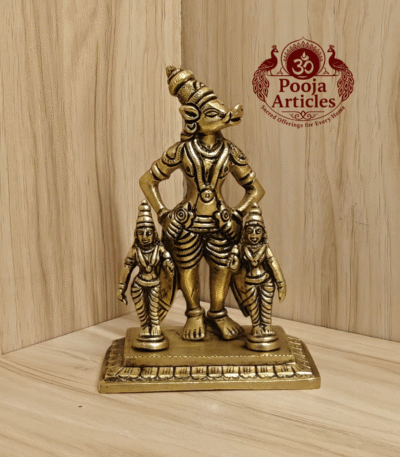 Buy Brass Varaha Lakshmi Idol – 650g, 5.4" Handcrafted Vishnu’s Boar Avatar Statue For Home Use & Return Gifts