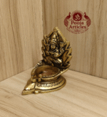 Buy Brass Varahi Vilakku Online – 350g, 3" Divine Brass Varahi Lamp for Pooja
