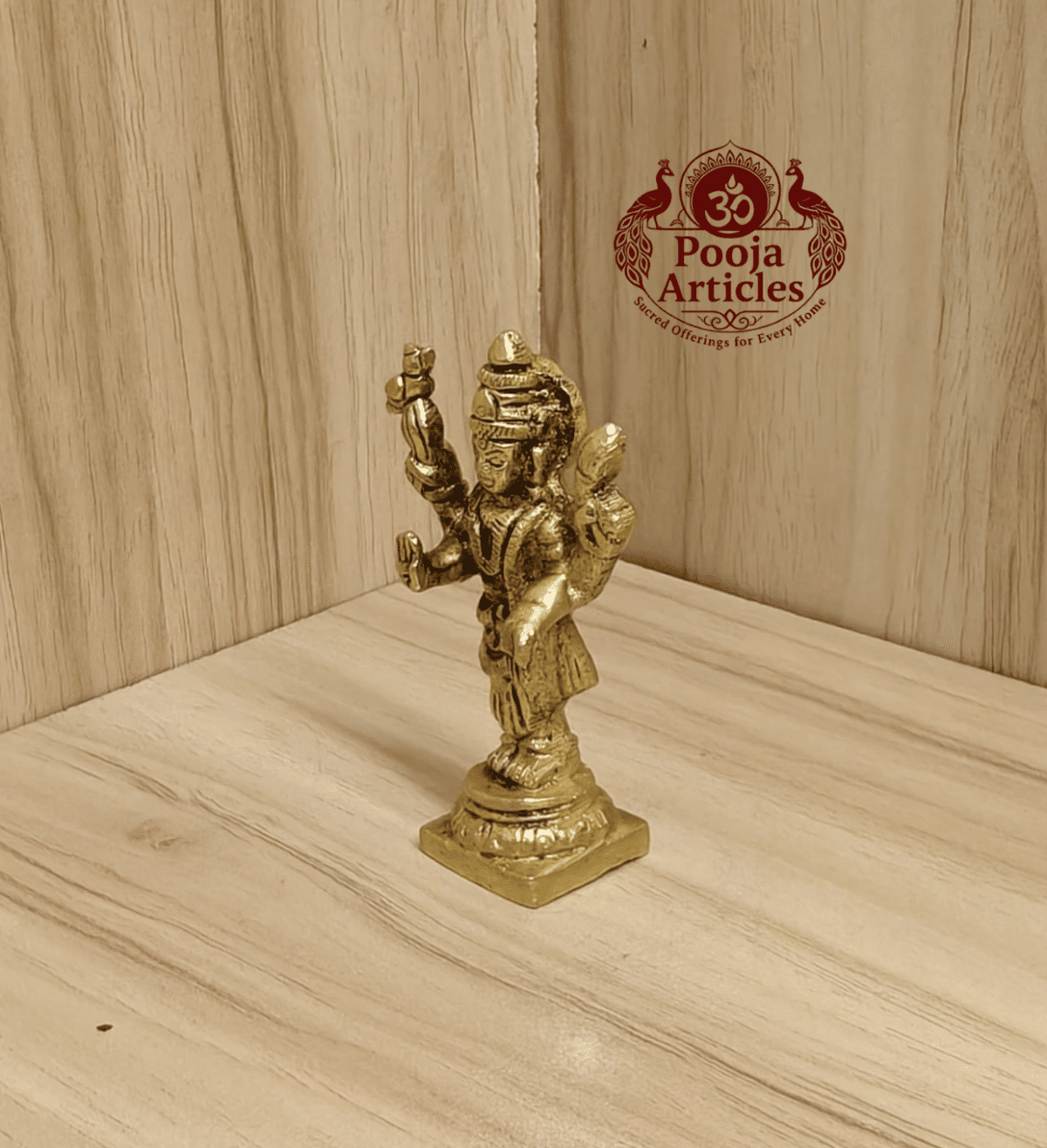 Buy Brass Vasavi Kanyaka Parameshwari Devi Statue – 90g, 2.9″ Handcrafted Divine Goddess Idol For Home Use & Pooja