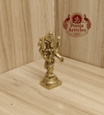 Buy Brass Vasavi Kanyaka Parameshwari Devi Statue – 90g, 2.9″ Handcrafted Divine Goddess Idol For Home Use & Pooja