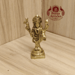Buy Brass Vasavi Kanyaka Parameshwari Devi Statue – 90g, 2.9″ Handcrafted Divine Goddess Idol For Home Use & Pooja