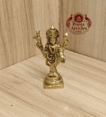 Buy Brass Vasavi Kanyaka Parameshwari Devi Statue – 90g, 2.9″ Handcrafted Divine Goddess Idol For Home Use & Pooja