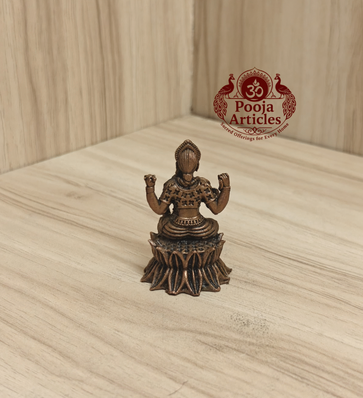 Buy Copper Balambika Idol Online – 2″, 70 gram Handcrafted Divine Idol for Wisdom & Blessings