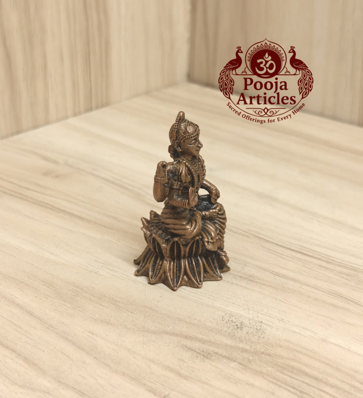 Buy Copper Balambika Idol Online – 2″, 70 gram Handcrafted Divine Idol for Wisdom & Blessings