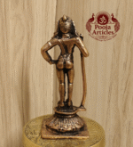 Buy Copper Dhandayuthapani Swamy Idol – 200g, 4.2" – Spiritual Copper Statue for Pooja & Home Decor