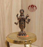 Buy Copper Dhanvantari Idol Online – 80 g, 3 inch Handcrafted Dhanvantari Idol for Health & Healing Support