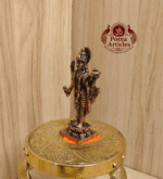 Buy Copper Dhanvantari Idol Online – 80 g, 3 inch Handcrafted Dhanvantari Idol for Health & Healing Support