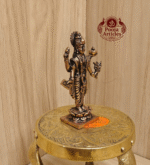 Buy Copper Dhanvantari Idol Online – 80 g, 3 inch Handcrafted Dhanvantari Idol for Health & Healing Support