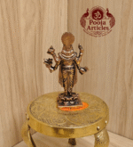Buy Copper Dhanvantari Idol Online – 80 g, 3 inch Handcrafted Dhanvantari Idol for Health & Healing Support