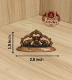 Buy Copper Gaja Lakshmi Idol Online – Pure Copper Lakshmi Idol for Wealth & Blessings (50g, 1.5 inch)