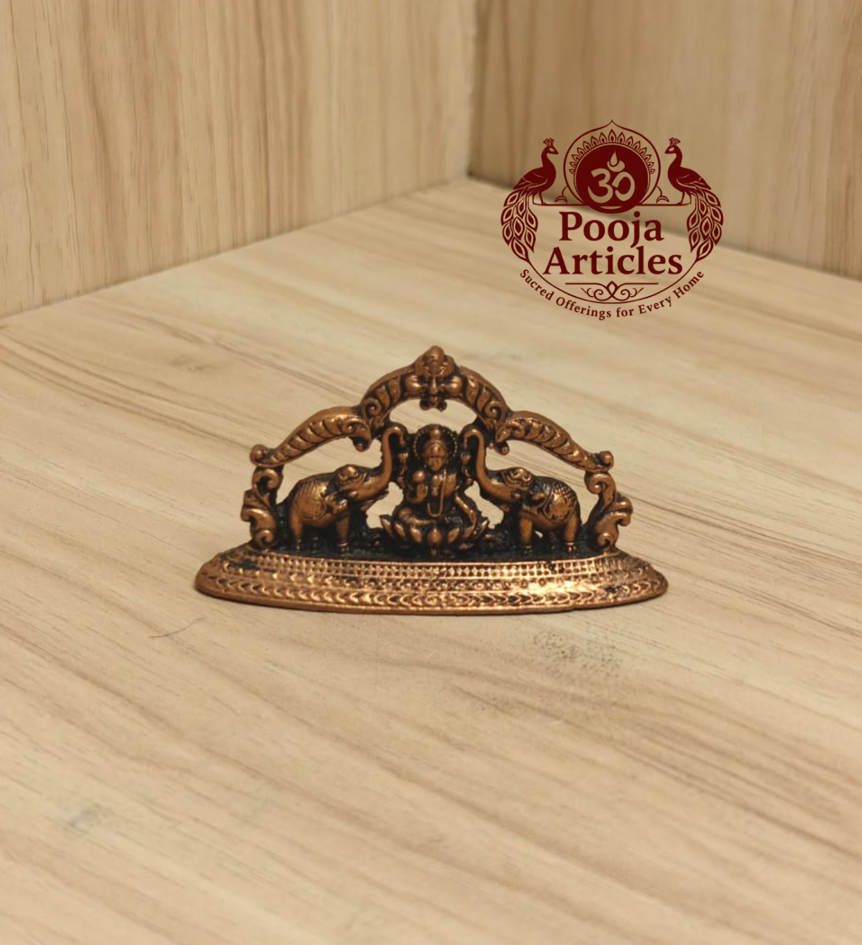 Buy Copper Gaja Lakshmi Idol Online – Pure Copper Lakshmi Idol for Wealth & Blessings (50g, 1.5 inch) Buy Copper Gaja Lakshmi Idol Online – Pure Copper Lakshmi Idol for Wealth & Blessings (50g, 1.5 inch)