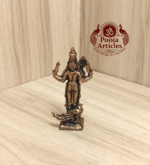 Buy Copper Murugan Statue Online – Handcrafted Lord Subramanya Idol for Home Pooja (70g, 3 inch)