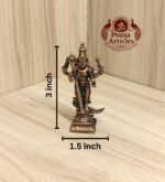 Buy Copper Murugan Statue Online – Handcrafted Lord Subramanya Idol for Home Pooja (70g, 3 inch)