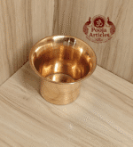 Buy Copper Panchapatra Online – 70g, 2.7″ Traditional Pooja Kalash for Spiritual Purity