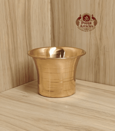 Buy Copper Panchapatra Online – 70g, 2.7″ Traditional Pooja Kalash for Spiritual Purity