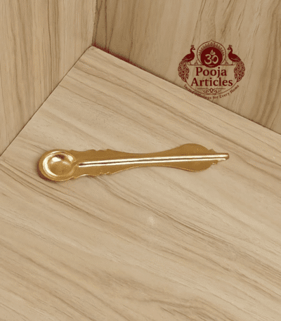 Buy Copper Uddarni Online India – 4.6″ Divine Pooja Spoon for Temple and Home Use