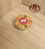 Buy cow meena design Sindoor Dibbi Online – 40 g, 2" Pure Brass Kumkum Box for Pooja