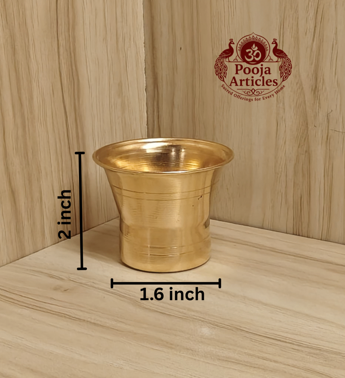 Buy Divine Copper Panchapatra Online – 30 g, 2″ Handcrafted Ritual Vessel for Pooja & Ceremony