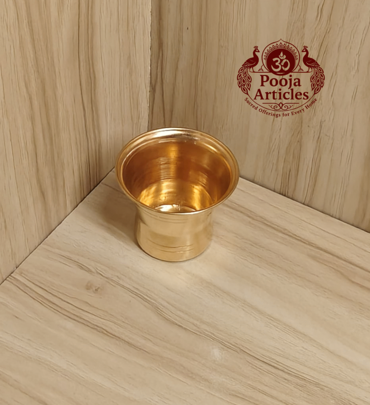 Buy Divine Copper Panchapatra Online – 30 g, 2″ Handcrafted Ritual Vessel for Pooja & Ceremony