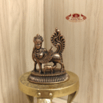 Buy Kamadhenu with Calf Copper Statue – 130g, 2.5 Inch Handcrafted Divine Cow Idol