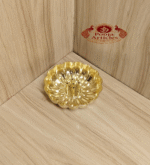 Buy Lotus Brass Agarbatti Stand Holder Size 1 – 40g, 3.9″ Handmade Pure Brass Incense Storage