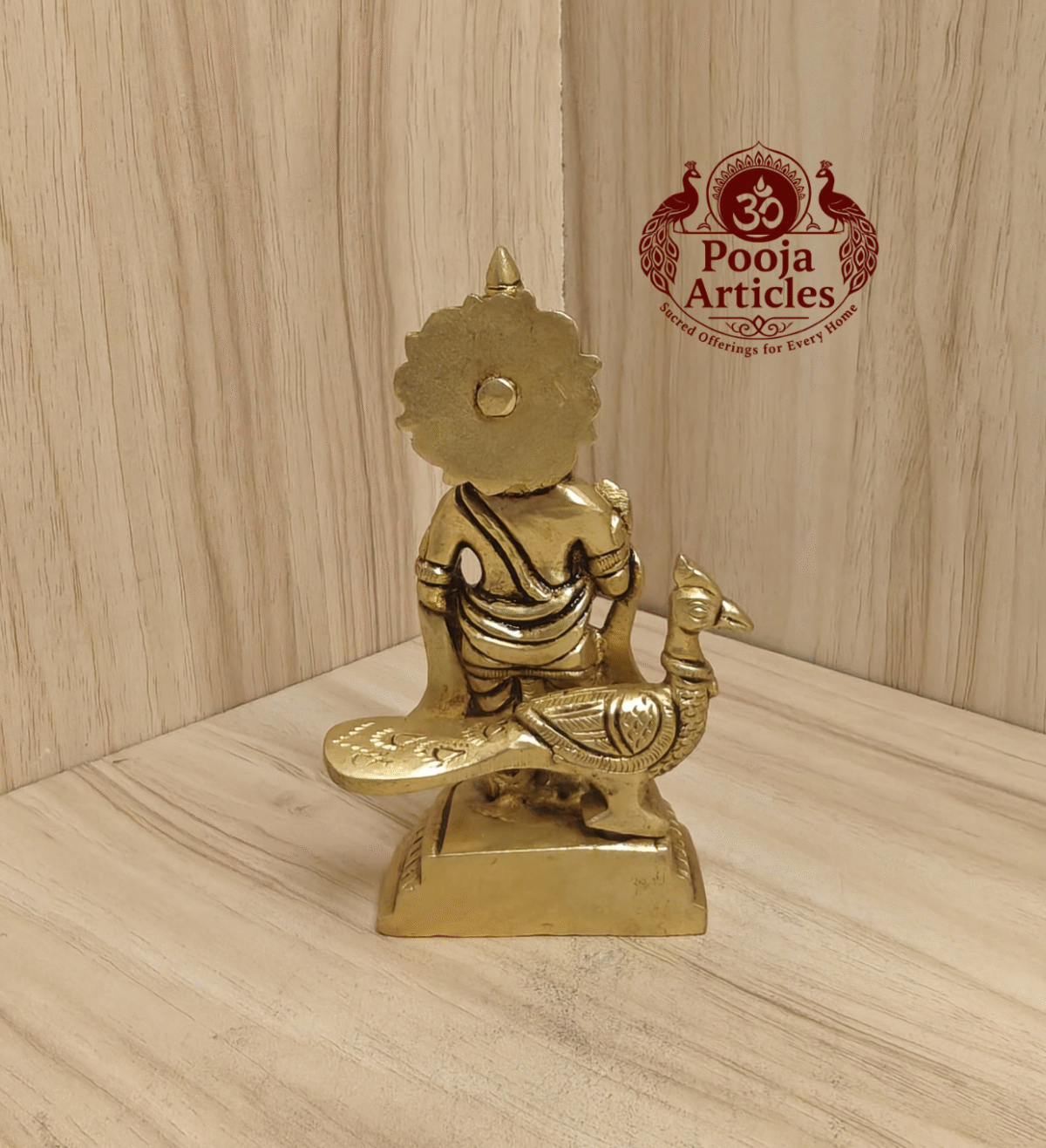 Buy Mini Murugan Silai Online – 350g , 4.2 inch | Divine Karthikeya Statue Idol for Pooja Room & Home