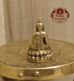 Buy Miniature Brass Buddha Statue – 30 g, 1.5″ Handcrafted Spiritual Idol For Gifts & Pooja Use
