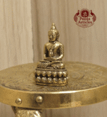 Buy Miniature Brass Buddha Statue – 30 g, 1.5″ Handcrafted Spiritual Idol For Gifts & Pooja Use