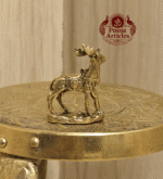 Buy Miniature Brass Deer Statue – 10 g, 1.1″ Handcrafted Spiritual Ornament For Puja & Gifts