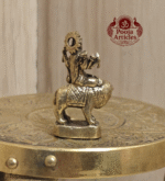 Buy Miniature Brass Durga Devi Statue – 15g, 1.5″ Handcrafted Divine Goddess Idol For Gifts & Puja