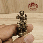 Buy Miniature Brass Durga Devi Statue – 15g, 1.5″ Handcrafted Divine Goddess Idol For Gifts & Puja